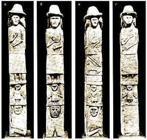 Описание збручский идол. Збручский идол