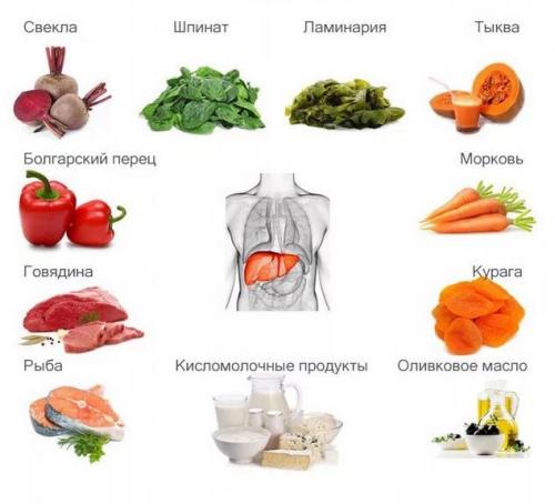 Простые и полезные продукты. Самые полезные продукты для печени человека