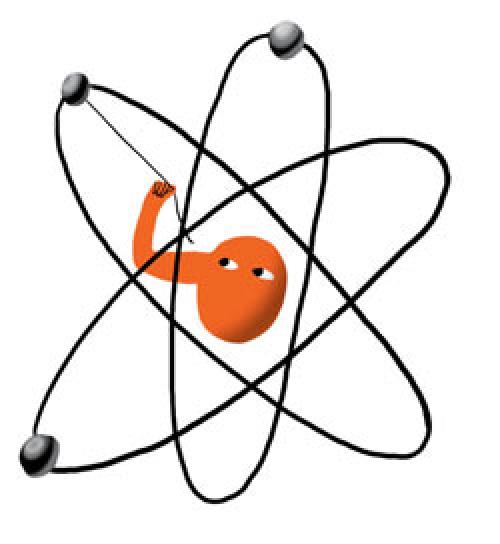 Почему Электрон теряет кинетическую энергию при излучении. Откуда электрон берет энергию, чтобы вечно вращаться вокруг ядра?