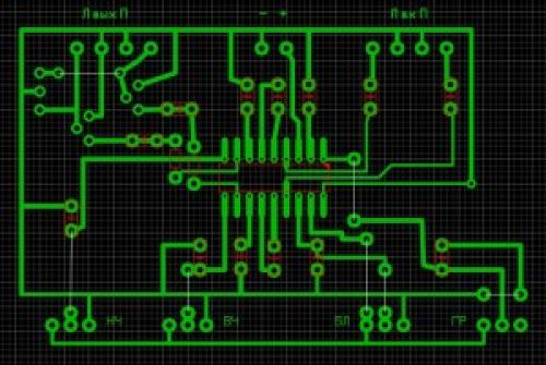 Высококачественный предварительный усилитель с темброблоком схема. Предварительный усилитель с темброблоком на TDA1524