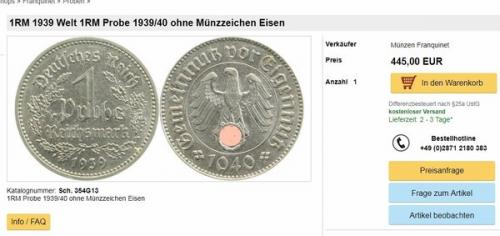 Таинственный Урал. НА ЮЖНОМ УРАЛЕ НАЙДЕНА РЕДКАЯ МОНЕТА HAЦИCTCКOЙ ГЕРМАНИИ