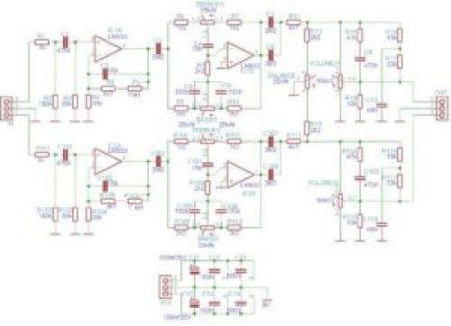 Предварительный усилитель стерео. Схема предварительного усилителя