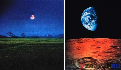 Какого цвета небо на Луне и почему