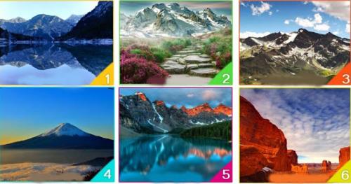 Психологический тест ущелье. Выберите горы, которые сразу же привлекли ваше внимание и узнайте, о чем говорит ваш выбор!