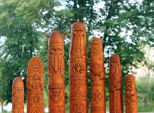 Славянские Идолы. Древние славянские идолы из дерева