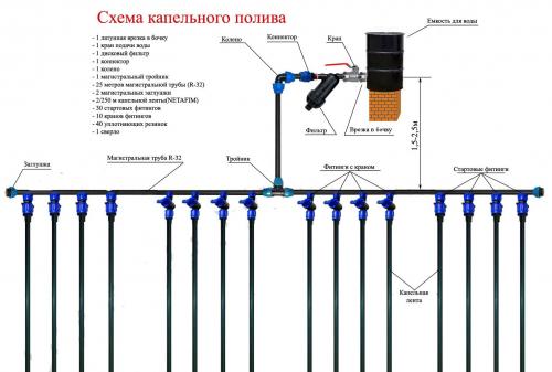 Система капельного полива, как работает. Как сделать систему полива своими руками: пошаговая инструкция
