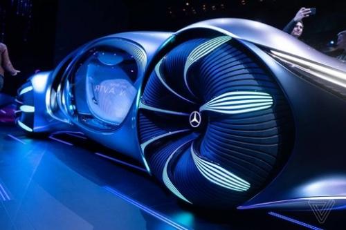 Пока ты спал, Mercedes - Benz презентовала концепт - кар Vision Avtr в стилиcтике Аватара. 05