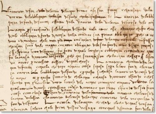 Почерк леонардо да Винчи раскрывает его тайны. Почерк леонардо да Винчи раскрывает его тайны.