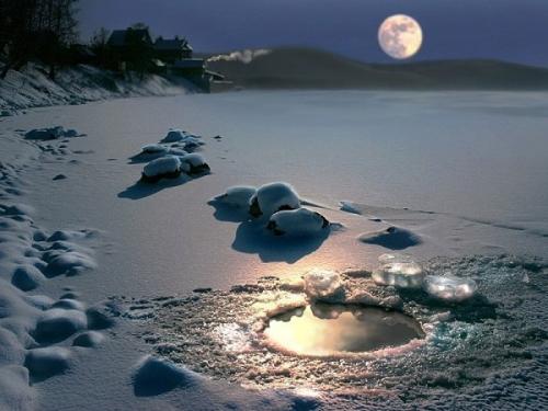 Крещенская ночь или водосветие. 
