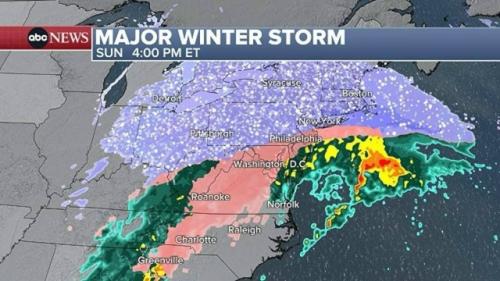 Истoрическая снежная буря угрожает США: под ударом почти 200 миллионов человек.


