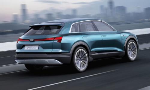 CES 2016: электрический концепт - кроссовер Audi E - Tron Quattro. 05