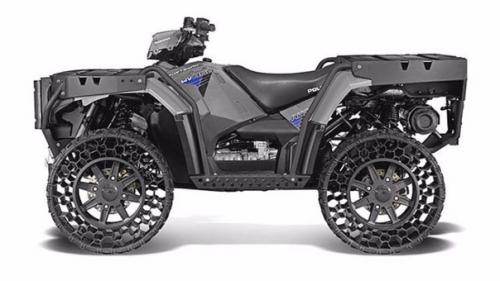 Квадроцикл Polaris Sportsman Wv850 H. O. с безвоздушными шинами. 03