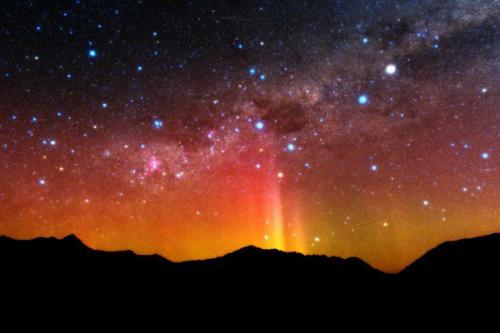 Полярное сияние в новой Зеландии. 02