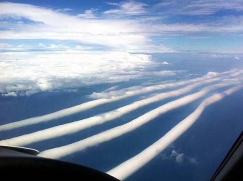 Утренняя Глория - редкое метеорологическое явление, вид облаков, наблюдаемый в заливе карпентария на севере Австралии. 05