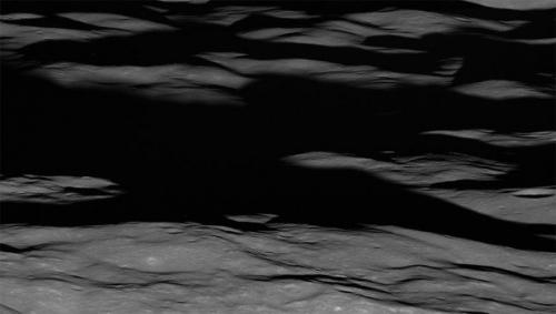 Восход земли над лунным горизонтом. 02