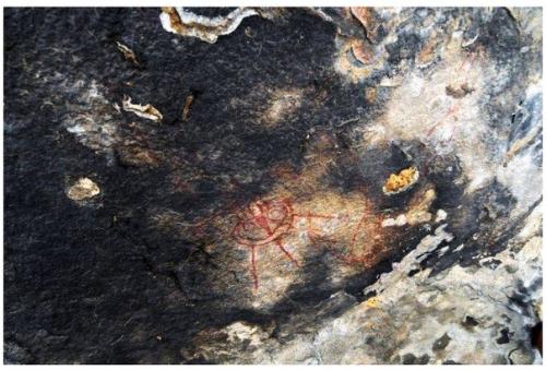 10-Летние наскальные рисунки с изображением инопланетян в индийском штате чхаттисгарх. 04 10-Летние наскальные рисунки с изображением инопланетян в индийском штате чхаттисгарх. 04