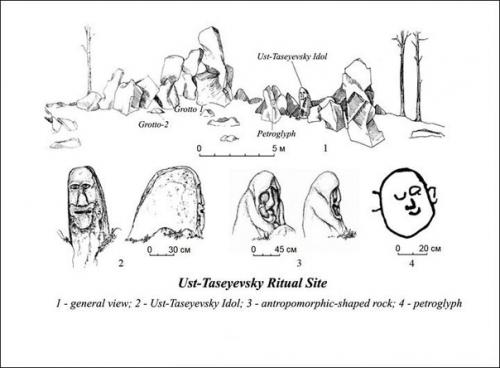 Загадка усть - тасеевского каменного идола с переделанным лицом. 01 Загадка усть - тасеевского каменного идола с переделанным лицом. 01