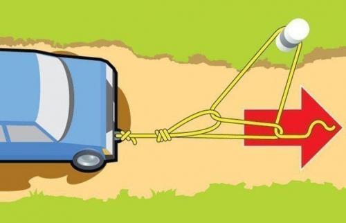 Как вытащить застрявший автомобиль в одиночку! 05