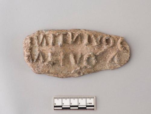 Свинцовый штамп, используемый для маркировки хлеба. 01