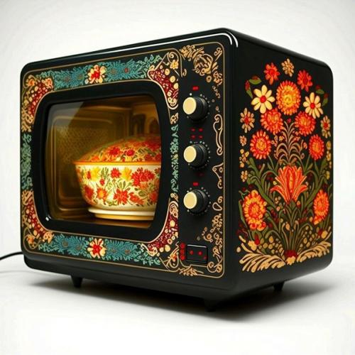 Нейросеть Midjourney представила, как бы могли выглядеть исконно русские гаджеты. 09