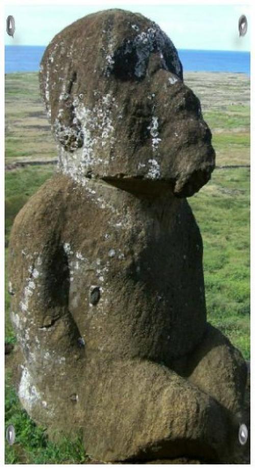 Статуэтки человека - краба, человека - паука и статуя Короткоухого с острова пасхи. 02 Статуэтки человека - краба, человека - паука и статуя Короткоухого с острова пасхи. 02