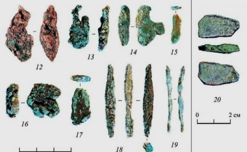 Древние медные предметы карелии.
