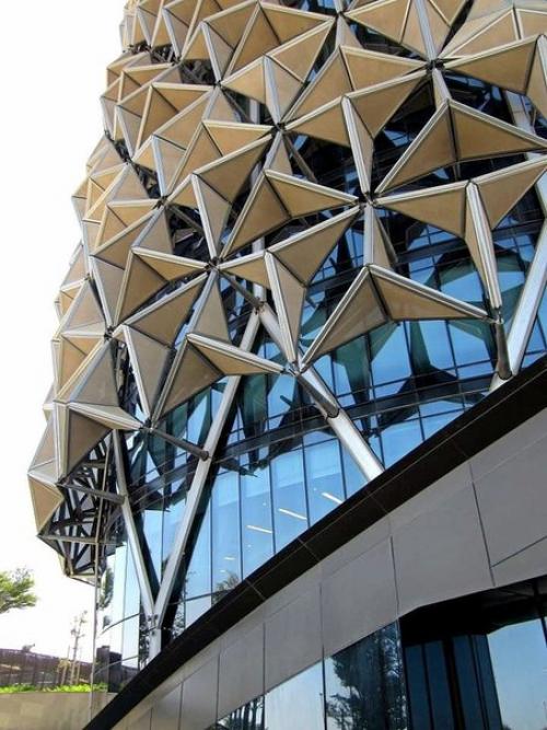 Эти башни - небоскребы, расположенные в Абу - даби. 05