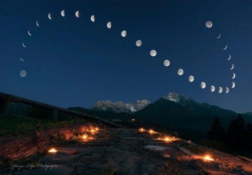 Cнимки лyны.  Закон всемирного тяготения ньютона. 03