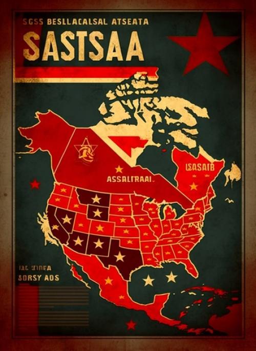 Нейросеть Midjourney попросили представить, как могли бы выглядеть советские штаты Америки. 02