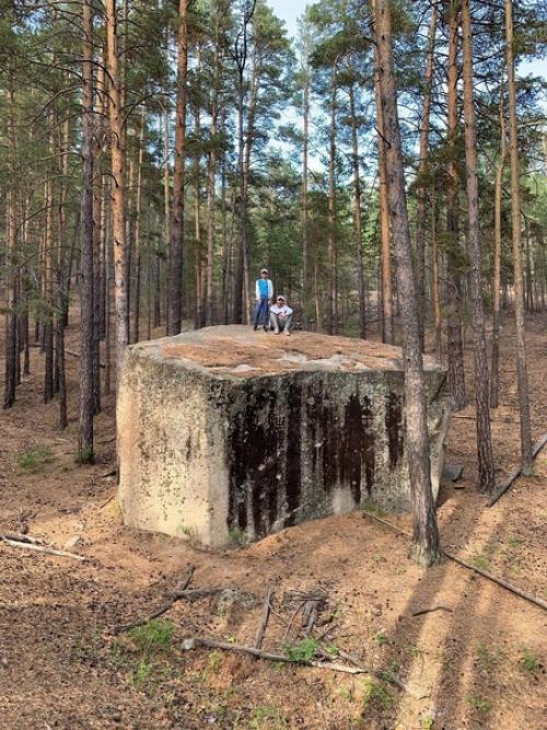 Стена каменной крепости таскамал, Казахстан. 03