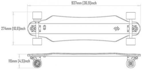 Самый лёгкий электрический скейтборд. 03 Самый лёгкий электрический скейтборд. 03
