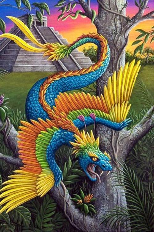Кукулькан. Кукулькан (Gukumatz) - Крылатый Змей, в мифологии Майя - одно из главных божеств. 02 Кукулькан. Кукулькан (Gukumatz) - Крылатый Змей, в мифологии Майя - одно из главных божеств. 02