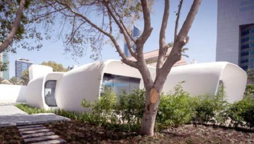 В Дубае инженеры офис на 3D-принтере распечатали.  