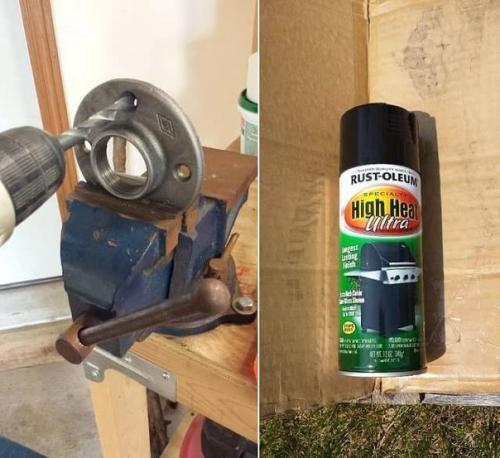 Гриль из автомобильного диска. 02