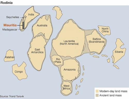 Под индийским океаном найден давно потерянный континент.
