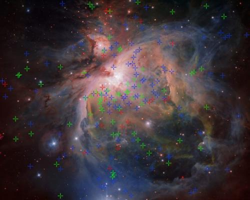 Туманность Ориона поставила под сомнение понимание процесса образования звезд в скоплениях. 01 Туманность Ориона поставила под сомнение понимание процесса образования звезд в скоплениях. 01