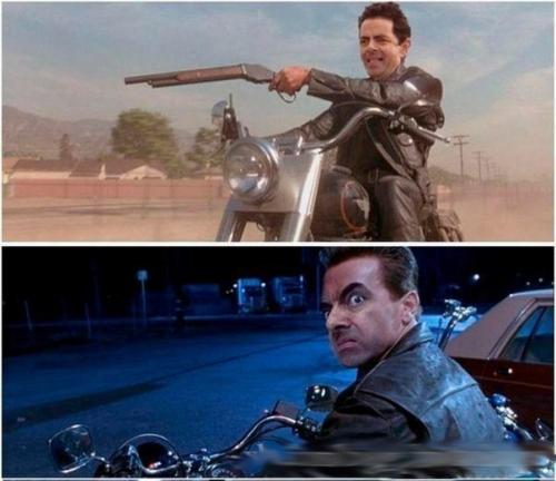 Лишь в том случае, если бы Роуэн Аткинсон снялся в терминаторе. 02