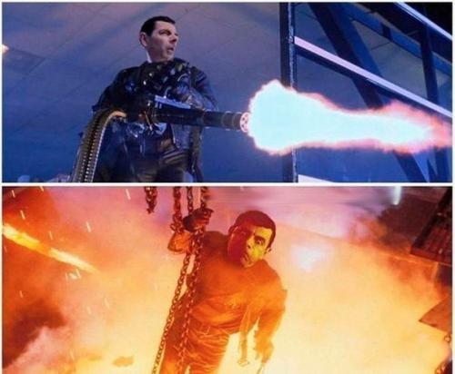 Лишь в том случае, если бы Роуэн Аткинсон снялся в терминаторе. 01