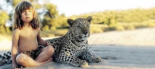 Девочка типпи и африканские дикие животные. 03