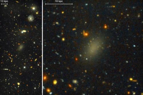 Найдена галактика, состоящая на 99, 99 процента из темной материи.

