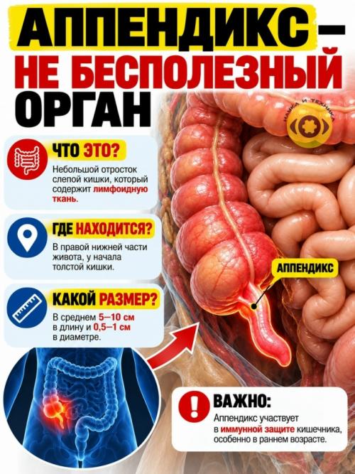Аппендикс десятилетиями считали почти бесполезным Остатком Эволюции. 01 Аппендикс десятилетиями считали почти бесполезным Остатком Эволюции. 01