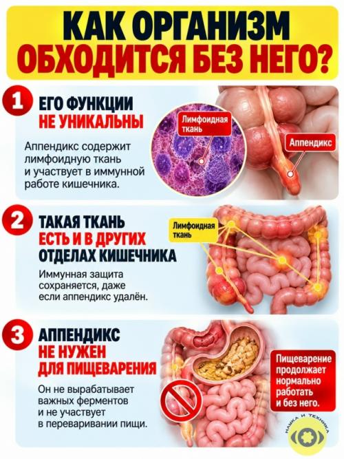 Аппендикс десятилетиями считали почти бесполезным Остатком Эволюции. 08 Аппендикс десятилетиями считали почти бесполезным Остатком Эволюции. 08