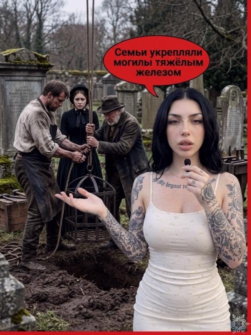 Зачем над могилами устанавливали тяжёлые железные клетки? 05 Зачем над могилами устанавливали тяжёлые железные клетки? 05