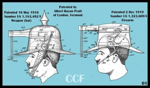 Стреляющий шлем Альберта прэтта, смертельно опасный для самого стрелка. 03 Стреляющий шлем Альберта прэтта, смертельно опасный для самого стрелка. 03
