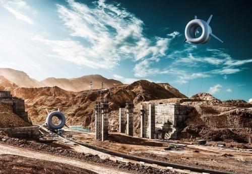 Компания Altaeros Energies разработала что-то среднее между дирижаблем и ветряной мельницей.