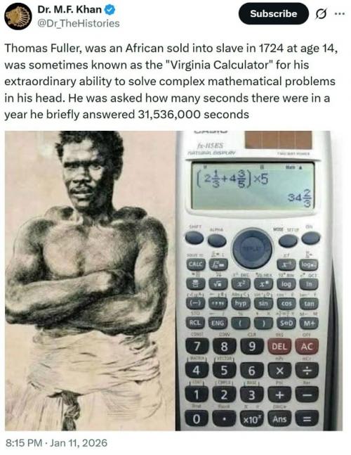 Тома продали в рабство в 1724 году в возрасте 14 лет.  