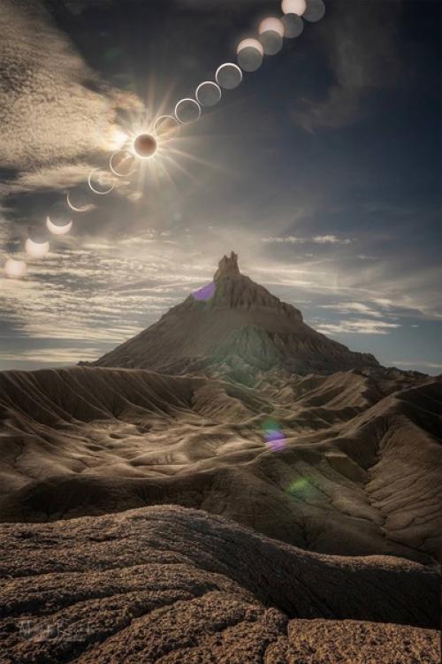 Еще немного снимков затмения 14 октября. 01