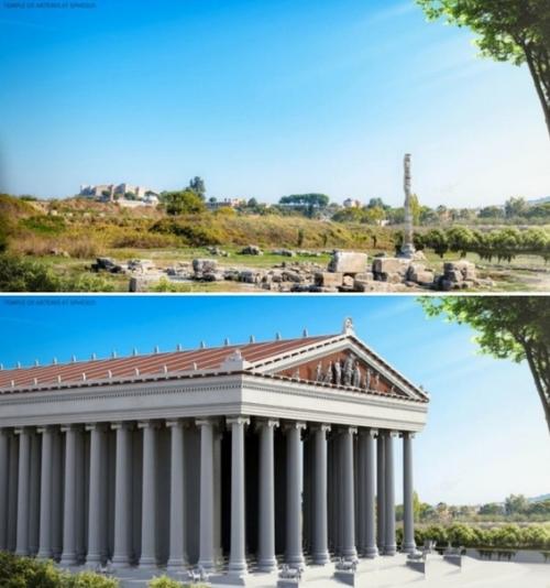 ак выглядeли 7 чудec cвeта раньшe дo рecтаврации: 04