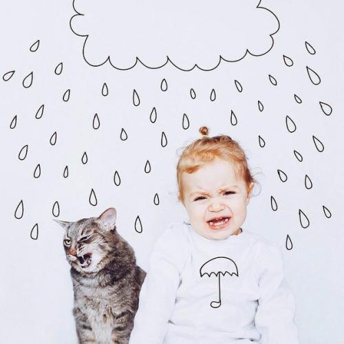 Милая Девочка и Серьезный кот. 04