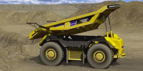 Komatsu представила беспилотный самосвал без водительской кабины. 01 Komatsu представила беспилотный самосвал без водительской кабины. 01